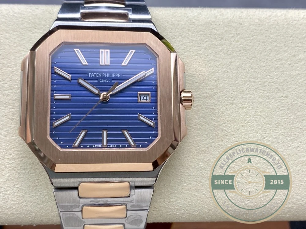 Replica Cubitus 5821/1AR Patek Philippe 45 mm Blue Dial - Affordable Luxury Replica Timepiece