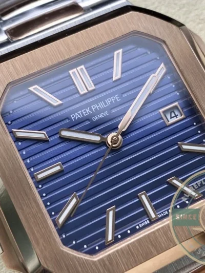 Replica Cubitus 5821/1AR Patek Philippe 45 mm Blue Dial - High-Grade Replica Watch