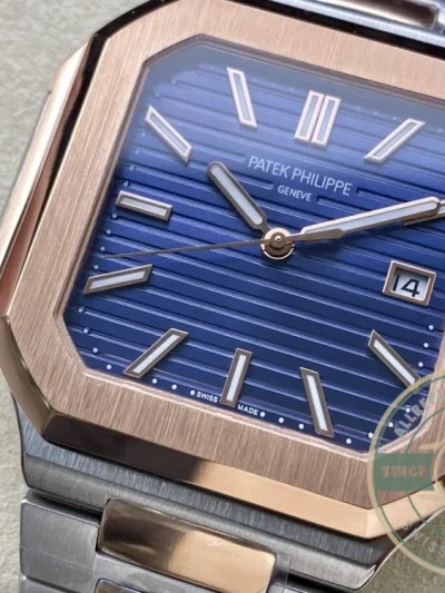 Replica Cubitus 5821/1AR Patek Philippe 45 mm Blue Dial - Affordable Luxury Replica Timepiece