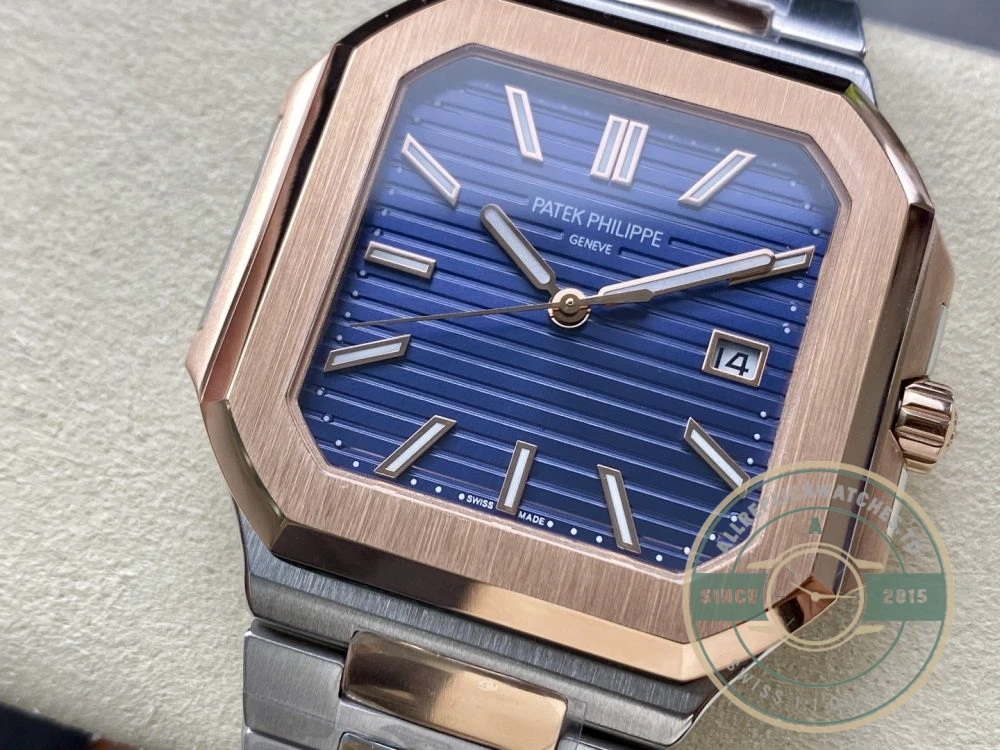 Replica Cubitus 5821/1AR Patek Philippe 45 mm Blue Dial - Affordable Luxury Replica Timepiece