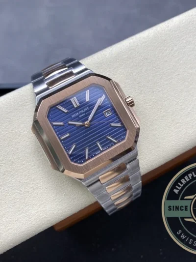 Replica Cubitus 5821/1AR Patek Philippe 45 mm Blue Dial - Budget Luxury Replica Watch