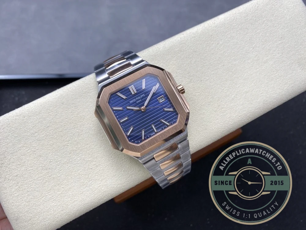 Replica Cubitus 5821/1AR Patek Philippe 45 mm Blue Dial - Budget Luxury Replica Watch