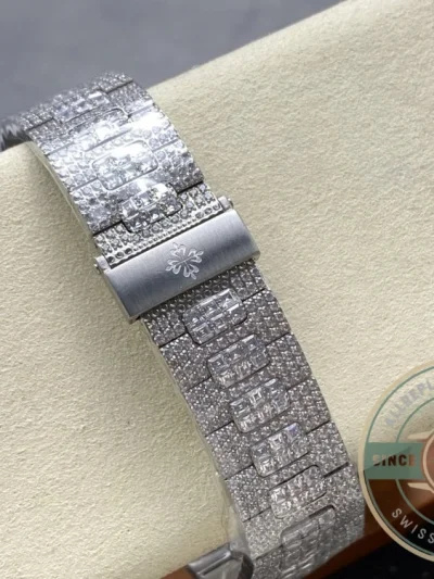 Replica Cubitus 5821/1AR Patek Philippe 45 mm Yellow Dial, Diamond - 1:1 Swiss Replica Watch