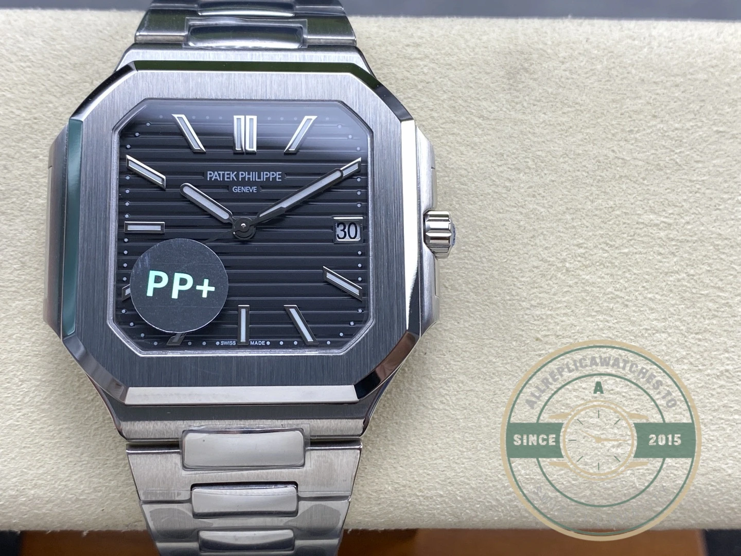 Replica Cubitus 5821 Patek Philippe 45 mm Black Dial - Affordable Super Clone Watch