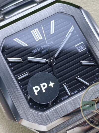 Replica Cubitus 5821 Patek Philippe 45 mm Black Dial - Premium Super Clone Watch