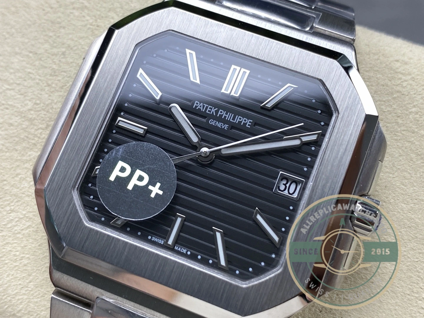 Replica Cubitus 5821 Patek Philippe 45 mm Black Dial - Factory Super Clone Watch