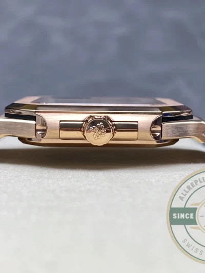 Replica Cubitus 5821 Patek Philippe 45 mm Rose Gold Brown Dial - Premium Super Clone Watch