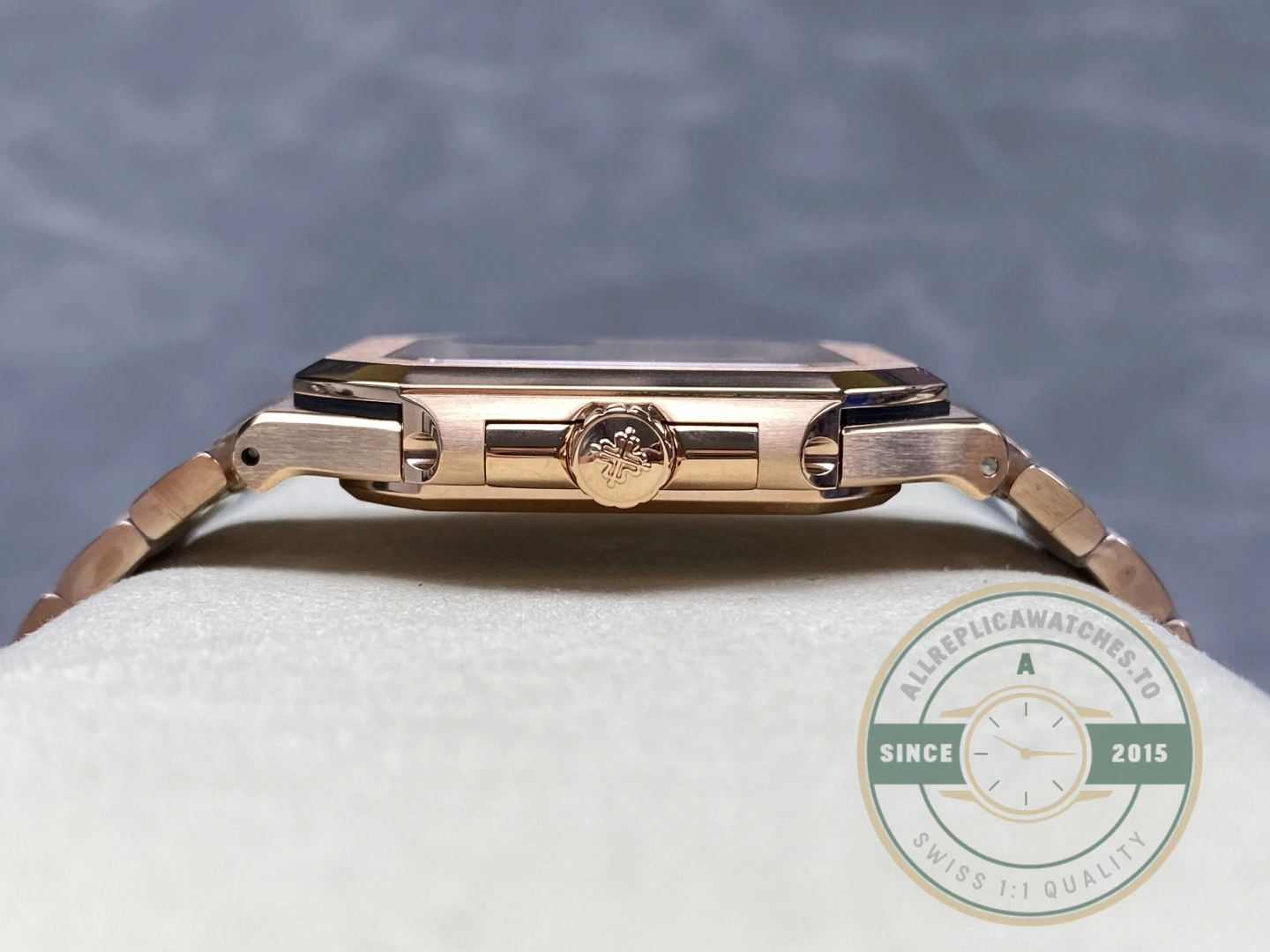 Replica Cubitus 5821 Patek Philippe 45 mm Rose Gold Brown Dial - Premium Super Clone Watch