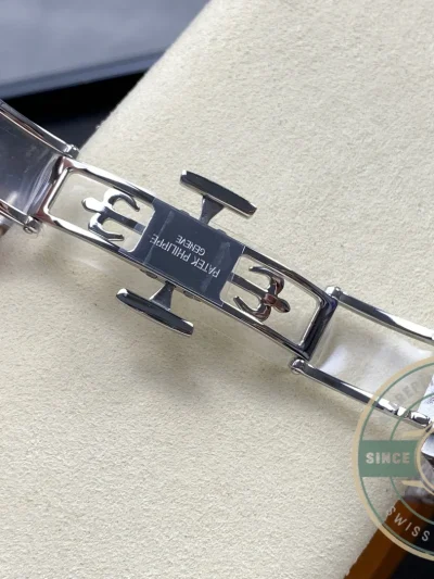 Replica Cubitus 5821 Patek Philippe 45 mm Steel Rose Gold White Dial - Swiss Movement Replica Watch