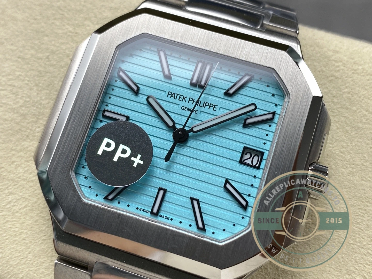 Replica Cubitus 5821 Patek Philippe 45 mm Turquoise Dial - Swiss Movement Replica Watch