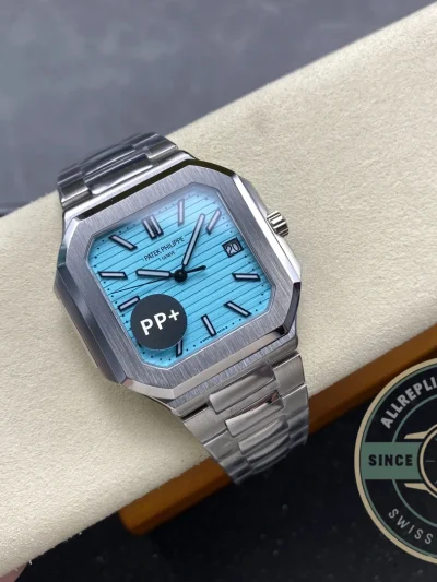 Replica Cubitus 5821 Patek Philippe 45 mm Turquoise Dial - Factory Super Clone Watch