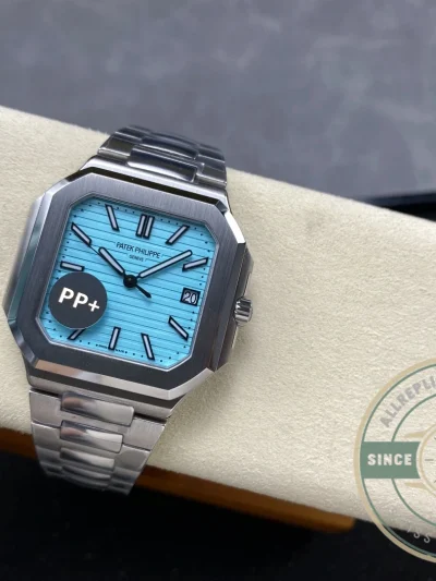 Replica Cubitus 5821 Patek Philippe 45 mm Turquoise Dial - Swiss Movement Replica Watch