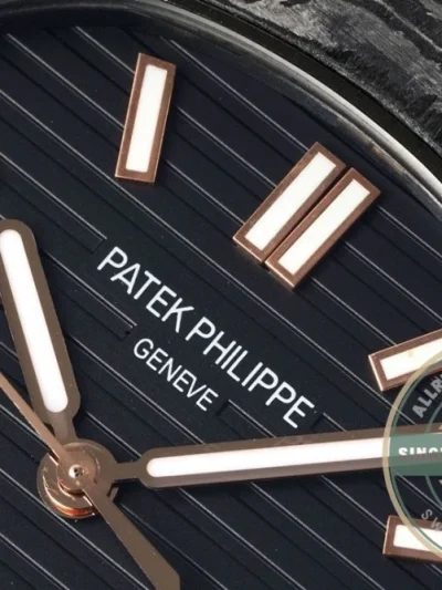 Replica Nautilus 5711/1A Patek Philippe Carbon 40 mm, Rose Gold, Black Carbon - Premium Super Clone Watch