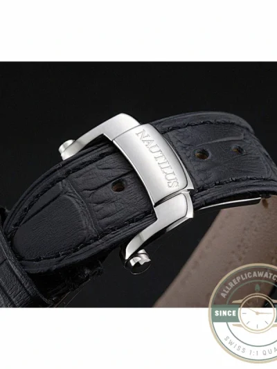 Replica Nautilus 5711G-001 Patek Philippe Dial Black 40 mm, Stainless Steel - Swiss-Made Clone Watch