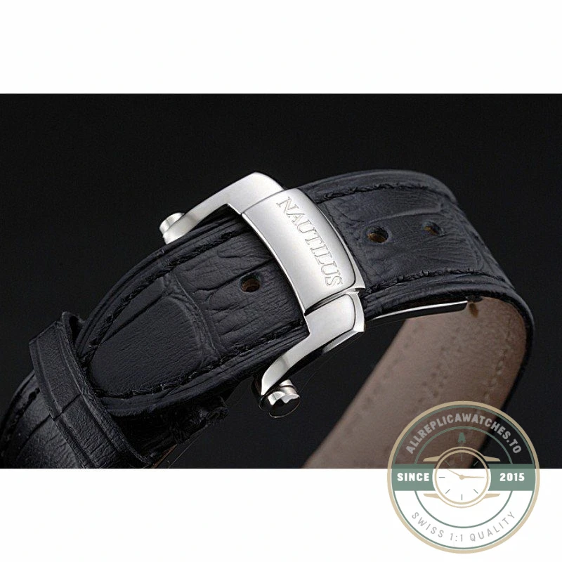 Replica Nautilus 5711G-001 Patek Philippe Dial Black 40 mm, Stainless Steel - Swiss-Made Clone Watch