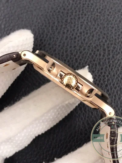 Replica Nautilus 5711G-014 Patek Philippe 59 mm, Rose Gold, Leather - Premium Super Clone Watch