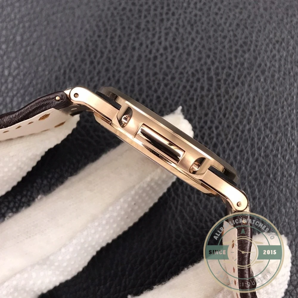 Replica Nautilus 5711G-014 Patek Philippe 59 mm, Rose Gold, Leather - Affordable Super Clone Watch