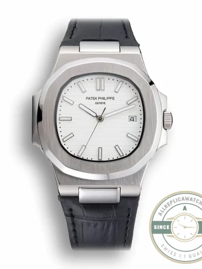 Replica Nautilus 5711G-014 Patek Philippe Dial White 59 mm, Stainless Steel - High-Grade Replica Watch