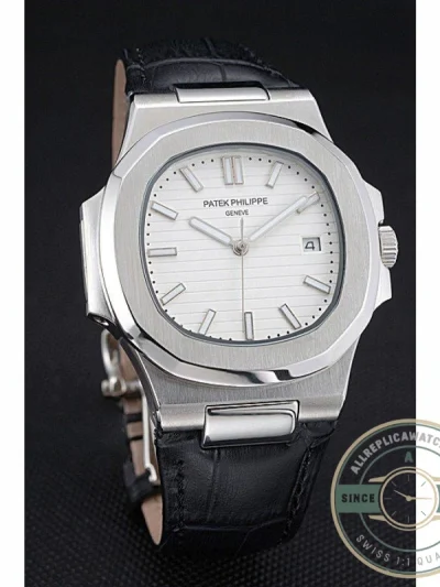 Replica Nautilus 5711G-014 Patek Philippe Dial White 59 mm, Stainless Steel - High-Grade Replica Watch