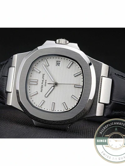 Replica Nautilus 5711G-014 Patek Philippe Dial White 59 mm, Stainless Steel - High-Grade Replica Watch