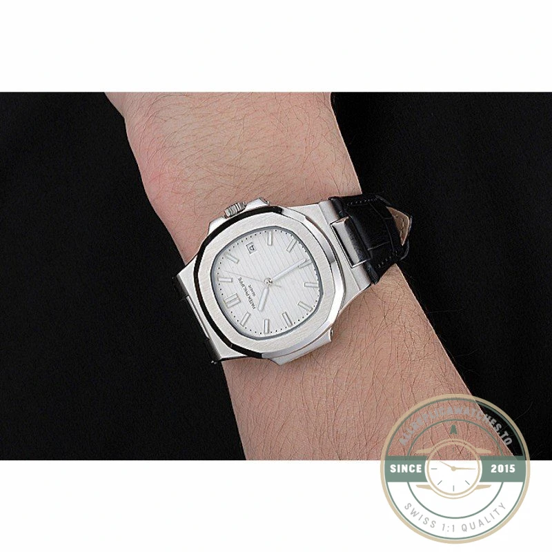 Replica Nautilus 5711G-014 Patek Philippe Dial White 59 mm, Stainless Steel - Swiss-Made Clone Watch