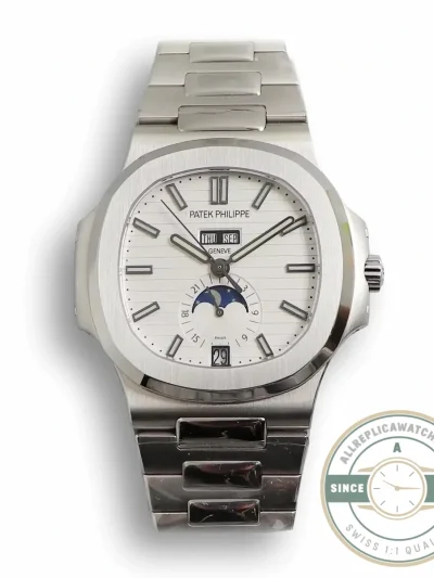 Replica Nautilus 5726/1A Annual Calendar, Moon phases 40.5 mm, Steel - Swiss Movement Replica Watch