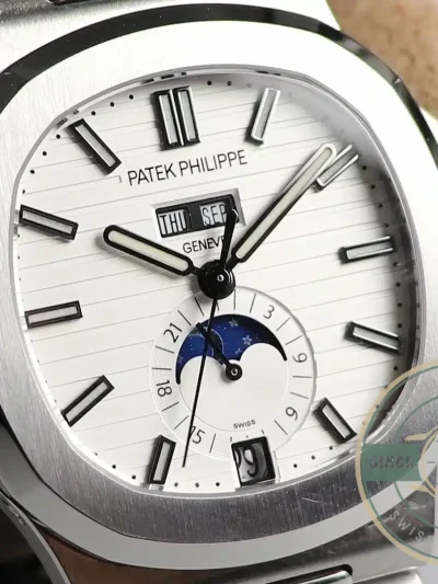 Replica Nautilus 5726/1A Annual Calendar, Moon phases 40.5 mm, Steel - High-Grade Replica Watch