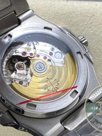Replica Nautilus 5740/1G-001 Patek Philippe Perpetual Calendar 40 mm, White gold, White Dial - Best Quality Replica Watch