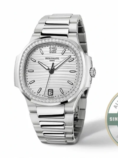 Replica Nautilus 7118/1200A-010 Patek Philippe “Ladies Automatic” 35.2 mm, White Dial - Affordable Super Clone Watch