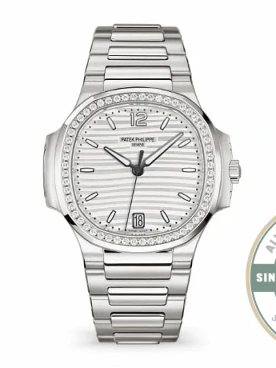 Replica Nautilus 7118/1200A-010 Patek Philippe “Ladies Automatic” 35.2 mm, White Dial - High-Grade Replica Watch