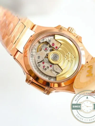 Replica Nautilus 7118/1300R-001 Patek Philippe “Ladies Automatic” 35.2 mm, Rose gold - Factory Super Clone Watch