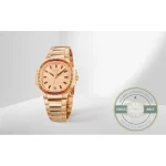 Replica Nautilus 7118/1300R-001 Patek Philippe “Ladies Automatic” 35.2 mm, Rose gold - Budget Luxury Replica Watch