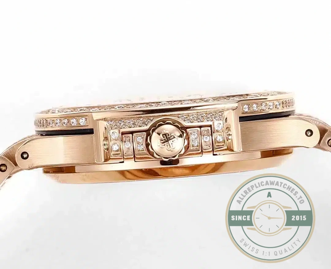 Replica Nautilus 7118/1450 Patek Philippe “Ladies Automatic” 35.2 mm, Rose gold - High-Grade Replica Watch