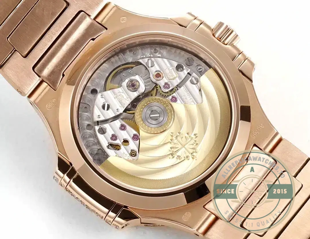 Replica Nautilus 7118/1450 Patek Philippe “Ladies Automatic” 35.2 mm, Rose gold - Swiss Movement Replica Watch