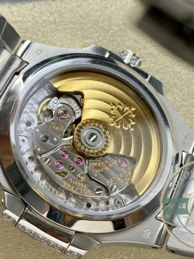 Replica Nautilus 7118/1452G-002 Patek Philippe “Ladies Automatic” 35.2 mm, Red Diamonds - Swiss Movement Replica Watch