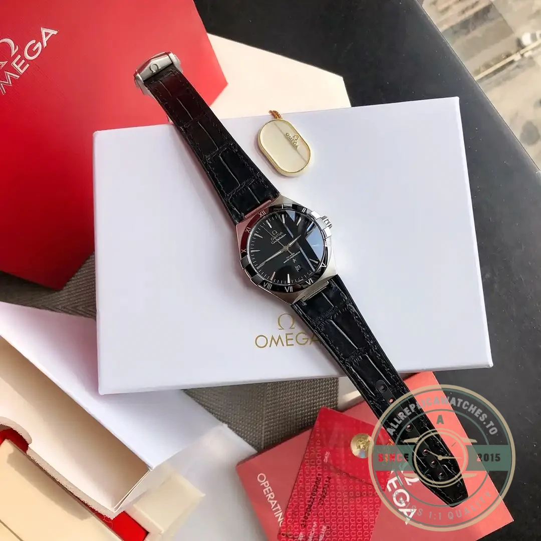 Replica Omega Constellation Black Dial 131.13.39.20.01.001 - Best Quality Replica Watch