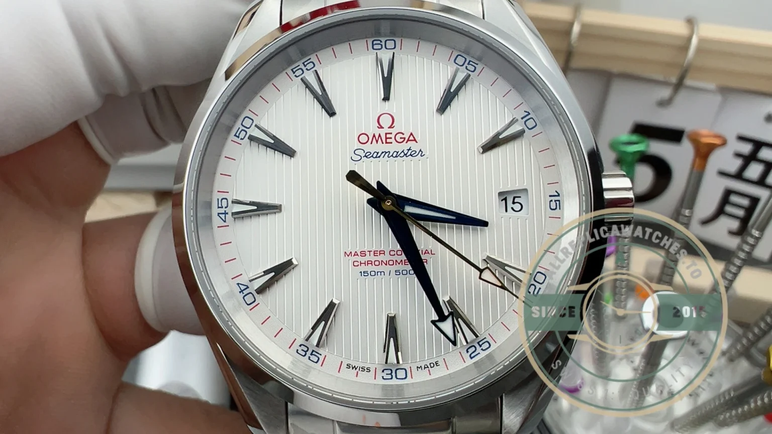 Replica Omega Seamaster White Dial 41.5mm 231.10.42.21.02.002 - Affordable Luxury Replica Timepiece
