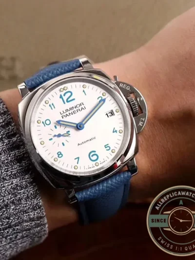 Replica Panerai Luminor Due PAM906 42 mm White Dial - Luxury Replica Watch