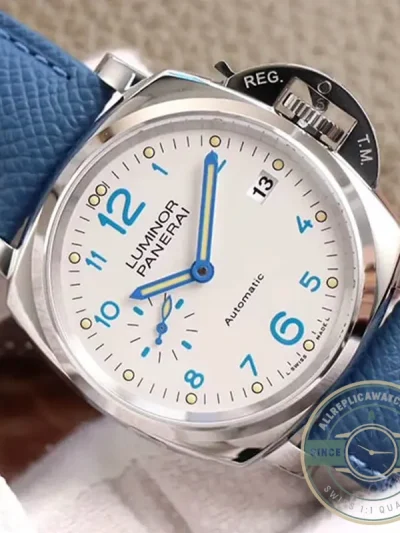 Replica Panerai Luminor Due PAM906 42 mm White Dial - 1:1 Swiss Replica Watch