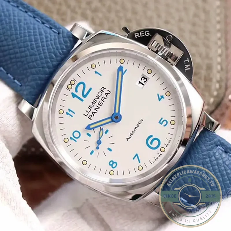 Replica Panerai Luminor Due PAM906 42 mm White Dial - 1:1 Swiss Replica Watch