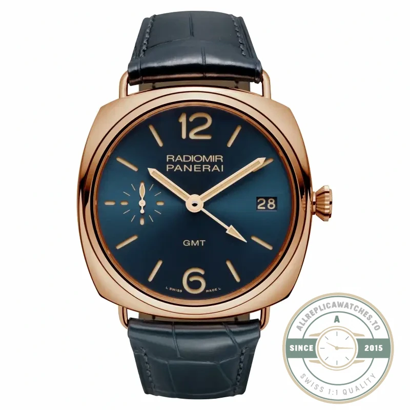 Replica Panerai Radiomir 3 Days GMT Oro Rosso PAM598 - Affordable Super Clone Watch
