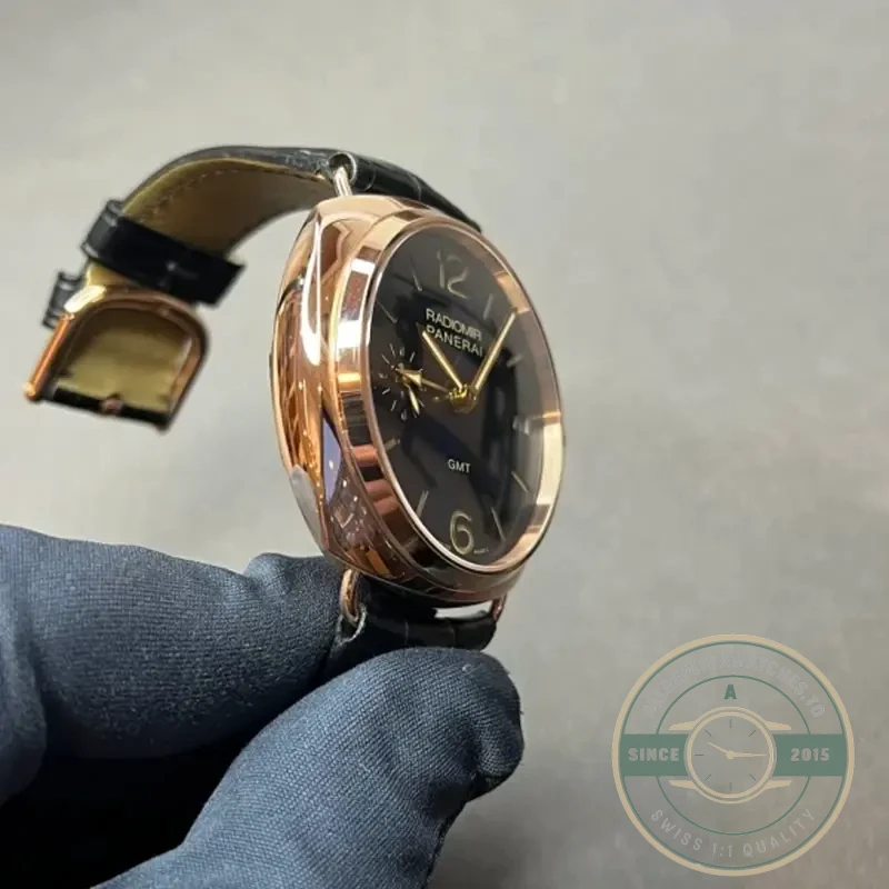 Replica Panerai Radiomir 3 Days GMT Oro Rosso PAM598 - Best Quality Replica Watch