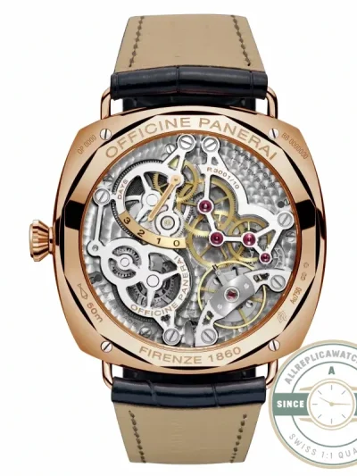 Replica Panerai Radiomir 3 Days GMT Oro Rosso PAM598 - Premium Super Clone Watch