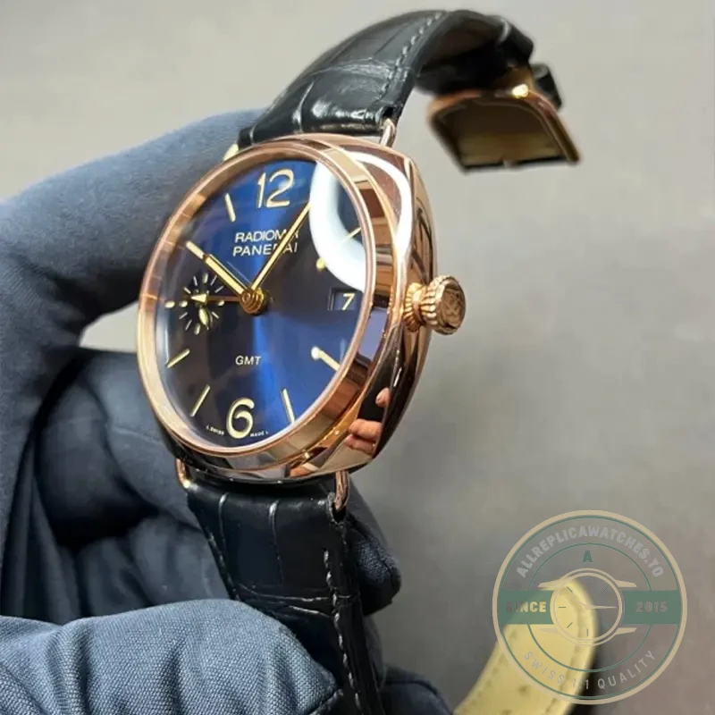 Replica Panerai Radiomir 3 Days GMT Oro Rosso PAM598 - Swiss-Made Clone Watch