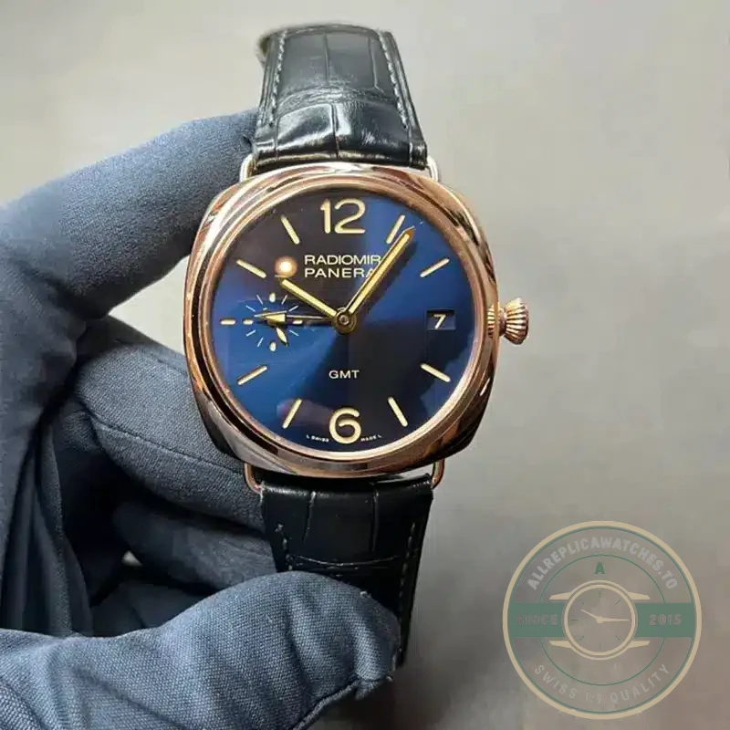 Replica Panerai Radiomir 3 Days GMT Oro Rosso PAM598 - Best Quality Replica Watch