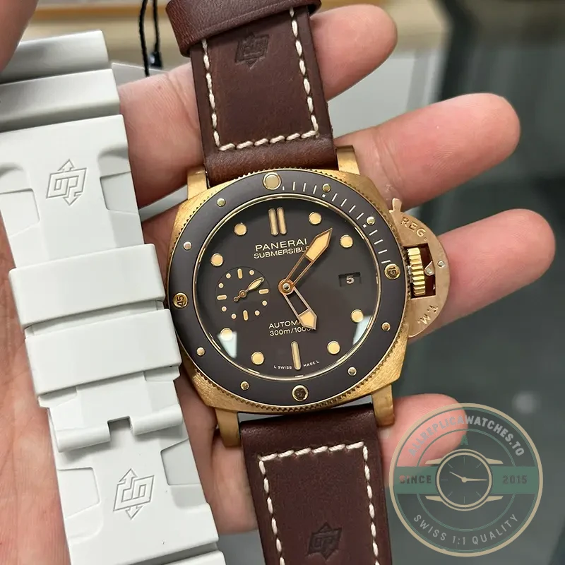 Replica Panerai Submersible PAM968 Bronzo - Swiss-Made Clone Watch