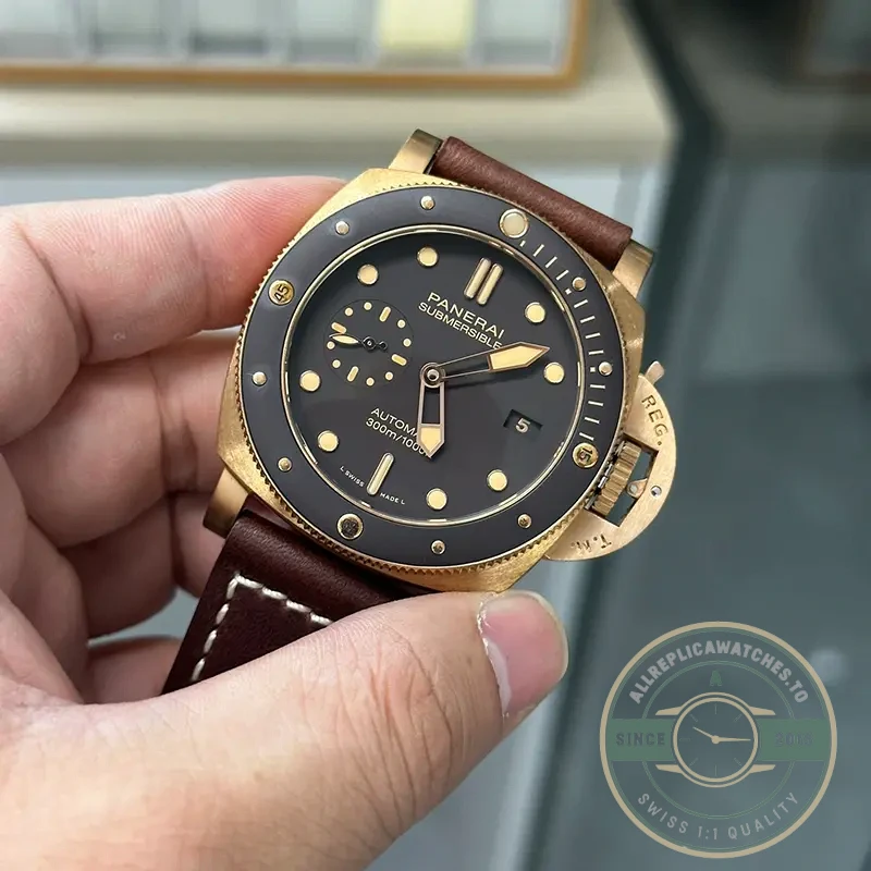 Replica Panerai Submersible PAM968 Bronzo - 1:1 Swiss Replica Watch