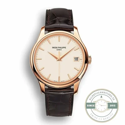 Replica Patek Philippe DATE, SWEEP SECONDS. 39 mm, Rose gold, 5227R-001 - Affordable Super Clone Watch