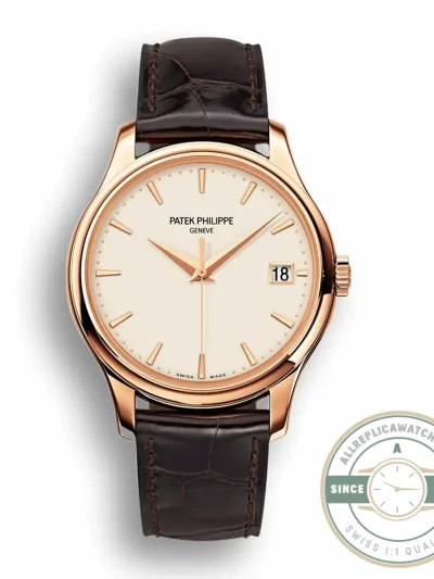Replica Patek Philippe DATE, SWEEP SECONDS. 39 mm, Rose gold, 5227R-001 - Affordable Super Clone Watch