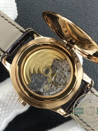 Replica Patek Philippe DATE, SWEEP SECONDS. 39 mm, Rose gold, 5227R-001 - Top-Tier Swiss Replica Watch